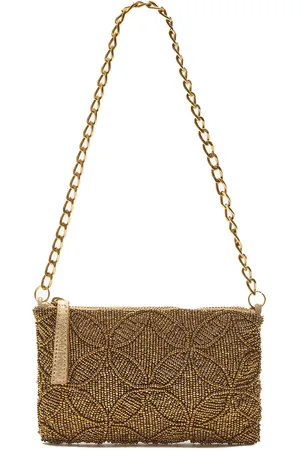 Maliparmi Borse donna Lucky Beads Embroidery in perline oro