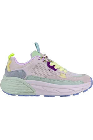 Jeep Sneakers donna Groove Mesh in pelle e camoscio off white