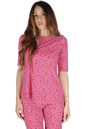 Maliparmi T-Shirt donna Summer Coral in jersey stampato