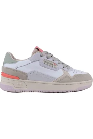 victoria Sneakers donna in pelle bianca e camoscio