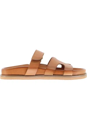 Exe´ By Tsakiris Mallas Sandali donna bassi in pelle cuoio con fussbett