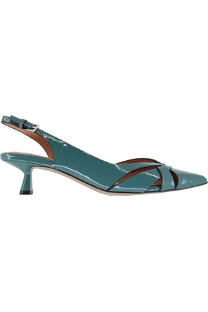 Bibi Lou Slingback donna Nolia in pelle verde tacco basso