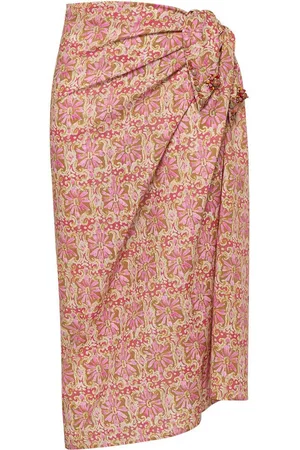 Maliparmi Gonne donna Flower Batik in cotone stampato