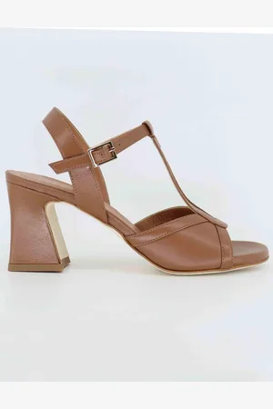 Tattoo Sandali donna in pelle con tacco alto