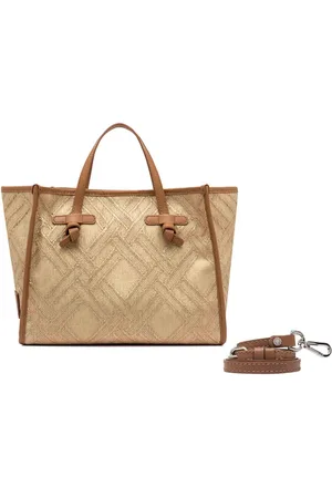 MARCELLA CLUB Tote bag donna in jacquard naturale