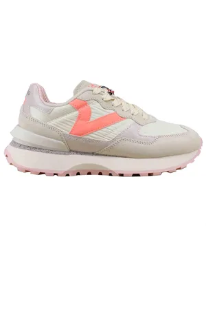 victoria Sneakers donna in pelle e tessuto