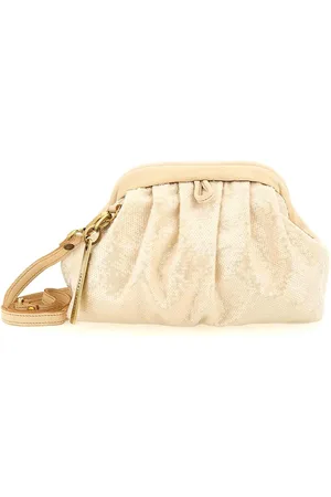 Caterina Lucchi Pochette donna Violante in pelle e pailletes con tracolla