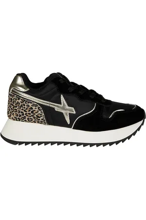 W6YZ Sneakers Jet Suede Nylon Animalier