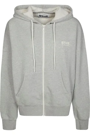 Golden Goose Felpa Full Zip Cappuccio Logo