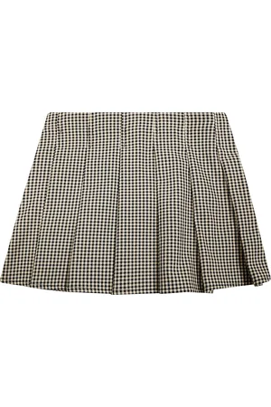 Patrizia Pepe Mini Gonna Pieghe Microcheck