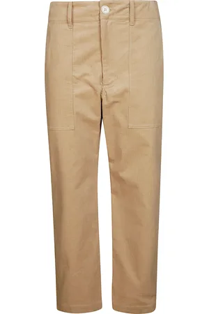 JEJIA Camille Pantalone Dritto Cotone Tasca Fatigue