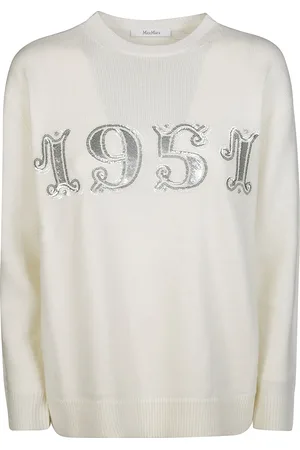 Max Mara Plata Maglia 1951 Strass