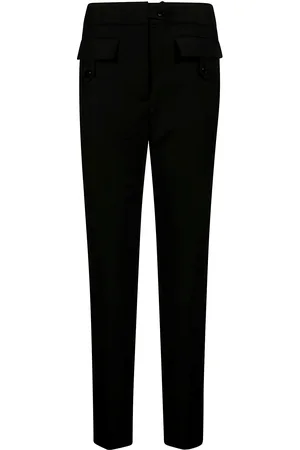 Ganni Pantalone Dritto Twill Leggero