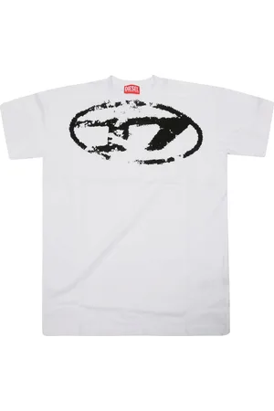 Diesel T Shirt Mm Logo Timbrato