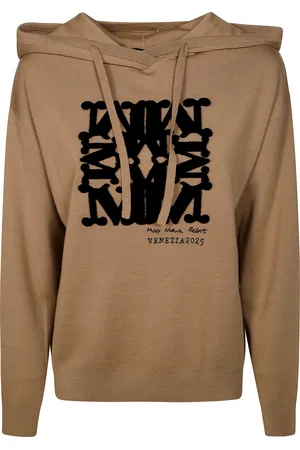 Max Mara Sfinge Maglia Cappuccio Logo