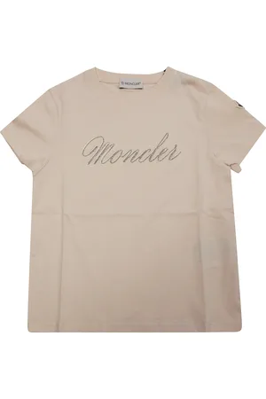 Moncler T Shirt Mm Logo Strass