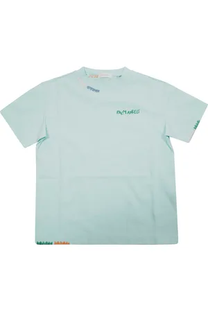 Palm Angels T Shirt Mm Logo Cuciture Color