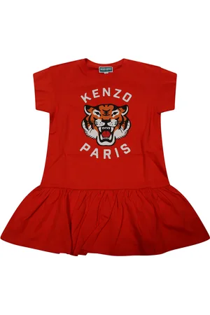 Kenzo Vestito Mm Jersey Tiger
