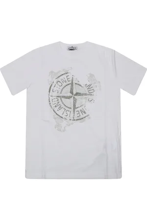 Stone Island T Shirt Stampa Rosa Dei Venti