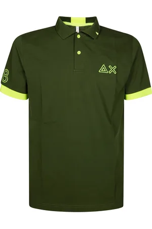sun68 Polo Logo Fluo