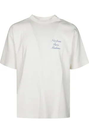 Drôle de Monsieur Le T-Shirt Slogan Cursive