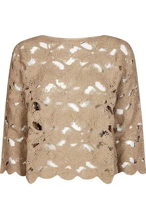 KANGRA CASHMERE Maglia In Pizzo