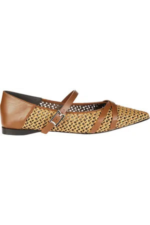 Max Mara Wovenflat Mary Jane Ballerina Rafia