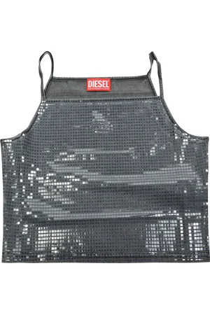 Diesel Canotta Crop Laminata