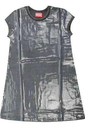 Diesel Vestito Mm Paillette Bluette