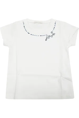 Liu Jo T Shirt Girocollo Di Strass