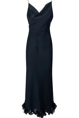 ROTATE Chiffon Ruffle Slip Dress
