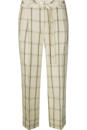 Liu Jo Panta Palazzo Cropped A Quadri