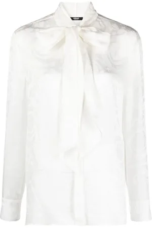 VERSACE `Barocco` Scarf-Tie Shirt