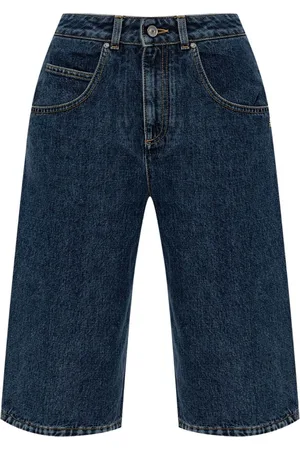 Givenchy `Curved Side` Denim Shorts