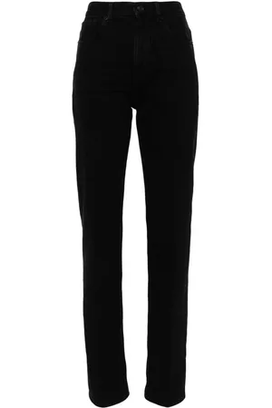 Saint Laurent Mid Rise Straight Jeans