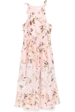 ZIMMERMANN `Acacia` Broderie Midi Dress