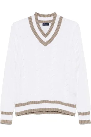 DRUMOHR Long Sleeve V-Neck Sweater
