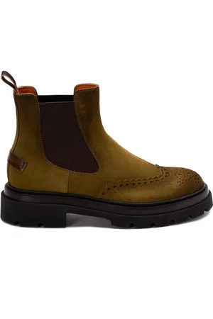 santoni `Blockage` Slip-On Ankle Boots