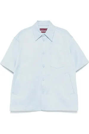 Gucci `Double Gg` Oversize Fit Work Shirt