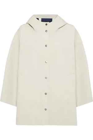 Brunello Cucinelli Water-Resistant Bonded Cotton Poplin Hooded Outerwe