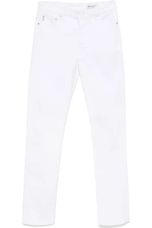 AG `Mari` High-Rise Slim Straight Jeans