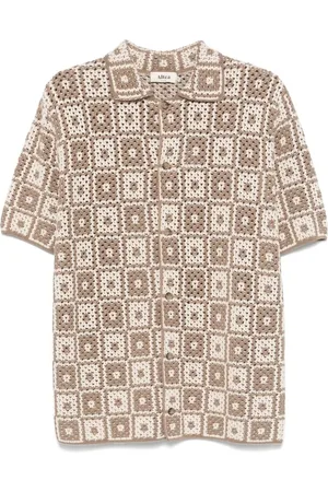 ALTEA Short Sleeve Crochet Polo