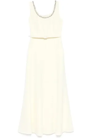 Roland Mouret Embellished Heavy Cady Midi Dress