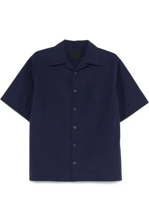 Prada Short-Sleeved Cotton Shirt