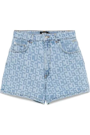 GCDS `Monogram` Denim Shorts