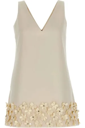Self-Portrait 3D Sequin Mini Dress