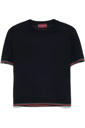 Gucci Short Sleeve Crew-Neck Top
