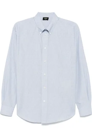 Fendi `Ff` Print Thin Stripes Shirt