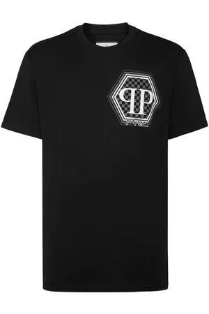 Philipp Plein `Hexagon` Short Sleeve Round-Neck T-Shirt