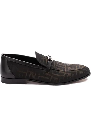 Fendi `O`Lock Ff` Loafers